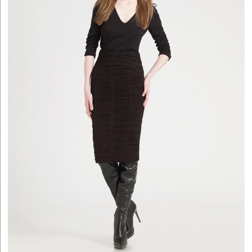 Burberry rushed pencil skirt